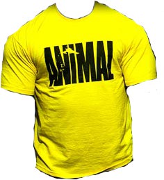 Dzeltens T-krekls Animal