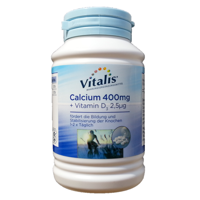 Vitalis calcium 400mg + Vitamin D3 150.tab